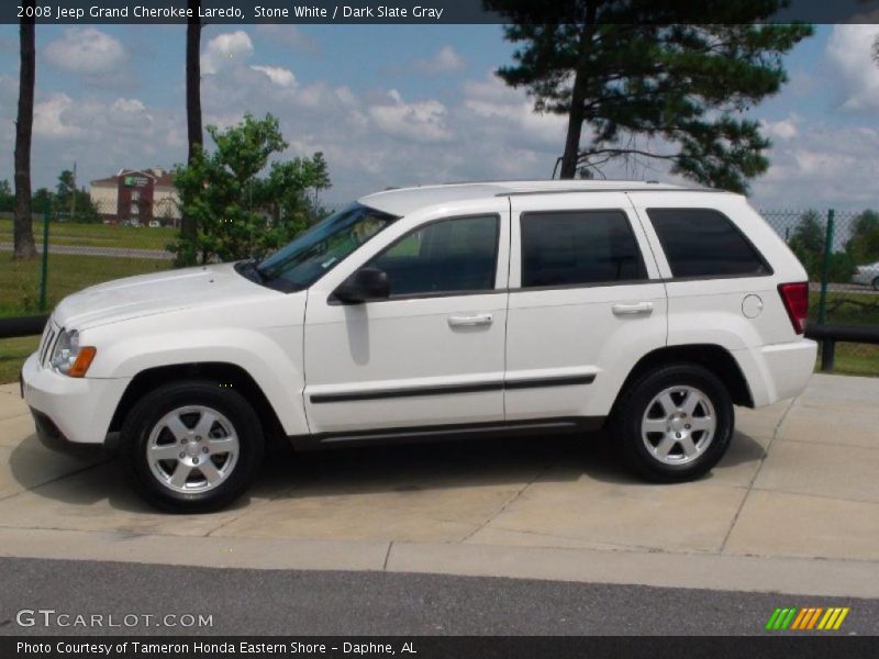 Stone White / Dark Slate Gray 2008 Jeep Grand Cherokee Laredo