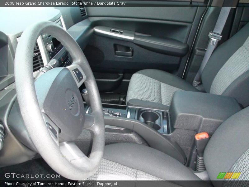 Stone White / Dark Slate Gray 2008 Jeep Grand Cherokee Laredo