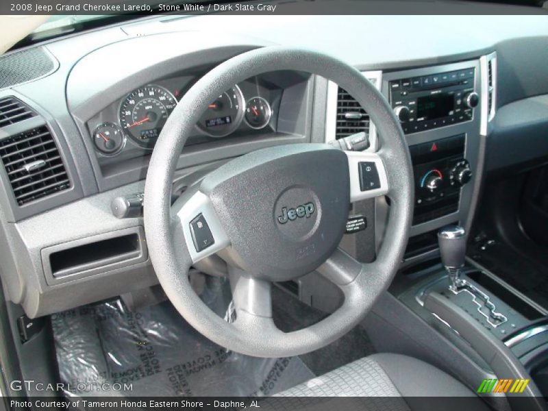 Stone White / Dark Slate Gray 2008 Jeep Grand Cherokee Laredo