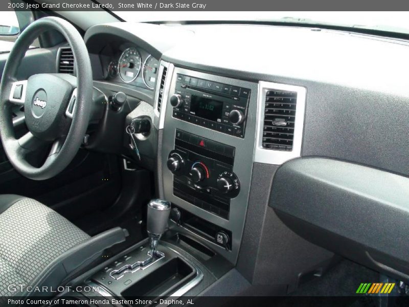 Stone White / Dark Slate Gray 2008 Jeep Grand Cherokee Laredo