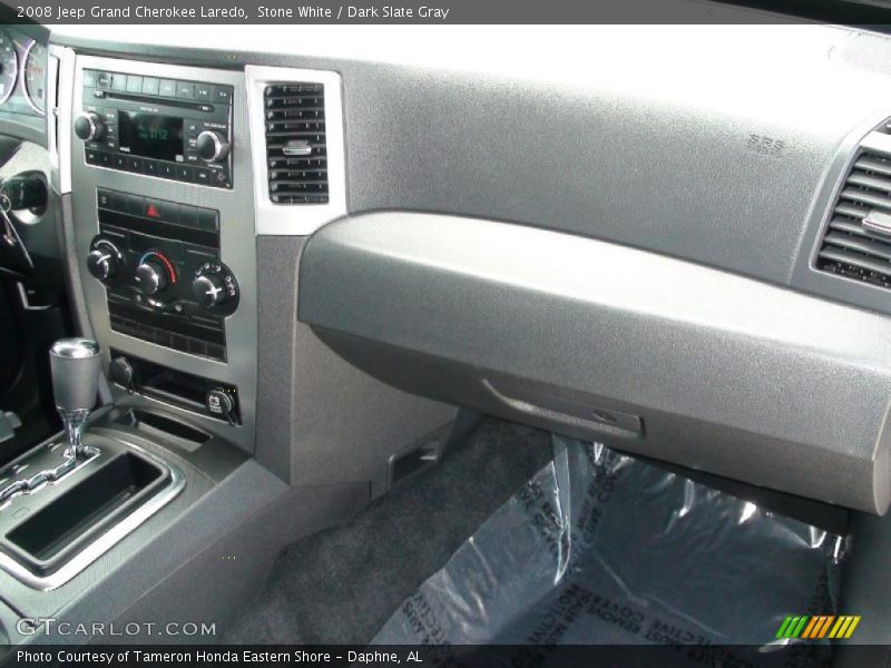 Stone White / Dark Slate Gray 2008 Jeep Grand Cherokee Laredo