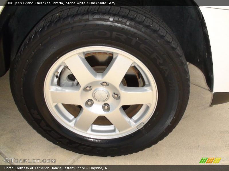Stone White / Dark Slate Gray 2008 Jeep Grand Cherokee Laredo