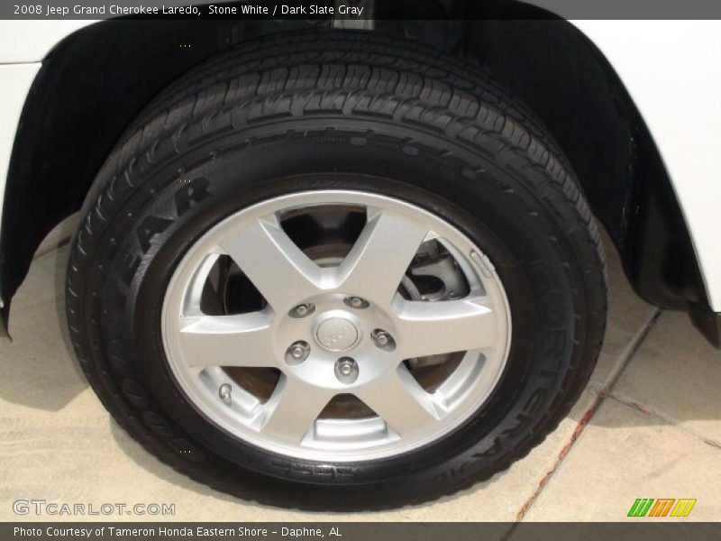 Stone White / Dark Slate Gray 2008 Jeep Grand Cherokee Laredo