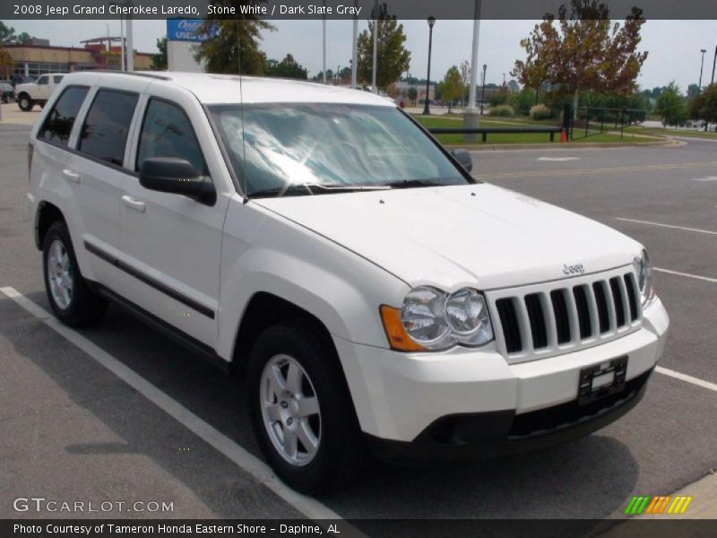 Stone White / Dark Slate Gray 2008 Jeep Grand Cherokee Laredo