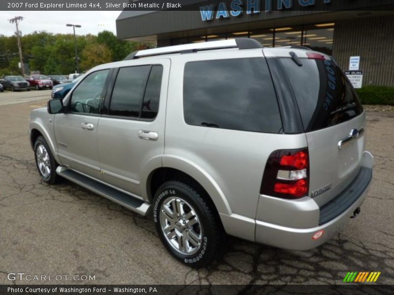Silver Birch Metallic / Black 2007 Ford Explorer Limited 4x4