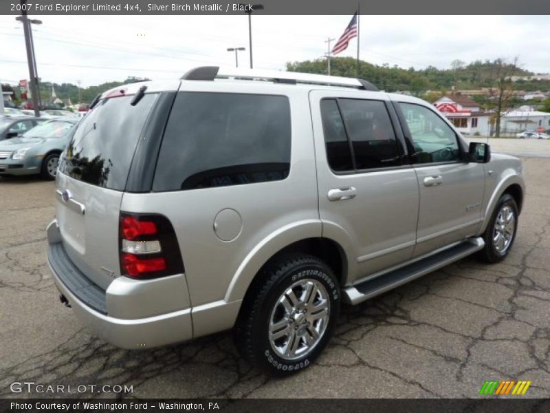 Silver Birch Metallic / Black 2007 Ford Explorer Limited 4x4