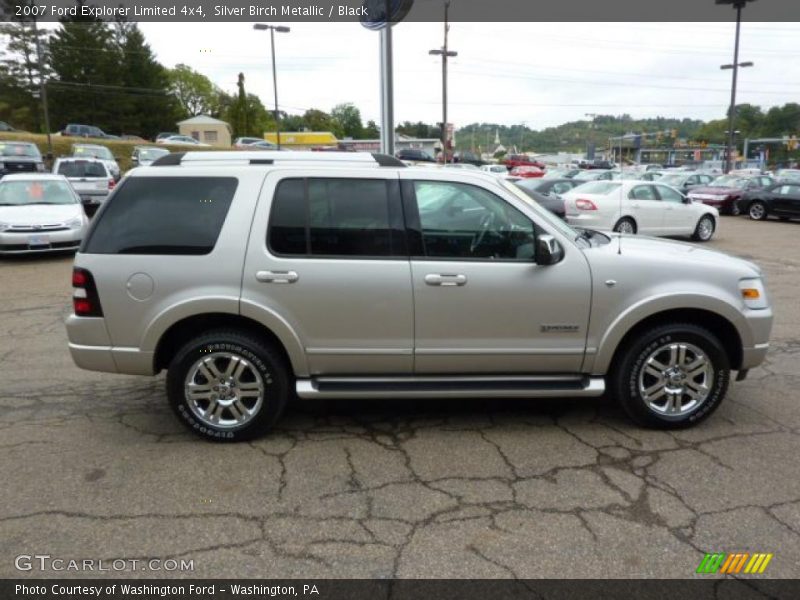 Silver Birch Metallic / Black 2007 Ford Explorer Limited 4x4