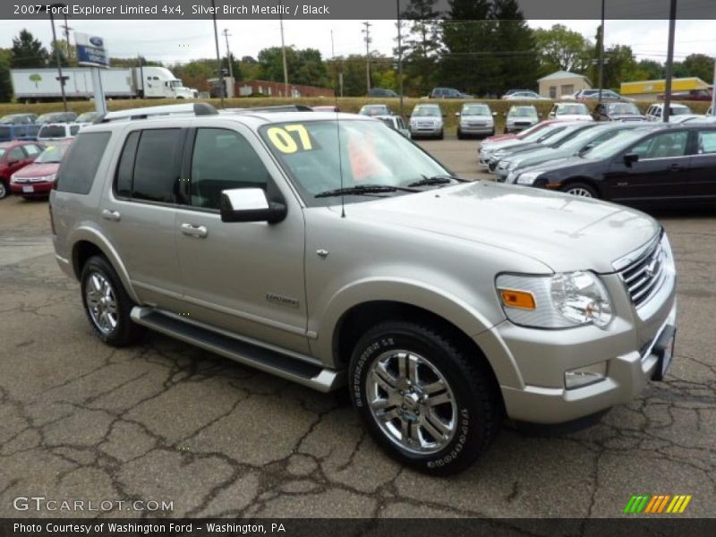 Silver Birch Metallic / Black 2007 Ford Explorer Limited 4x4