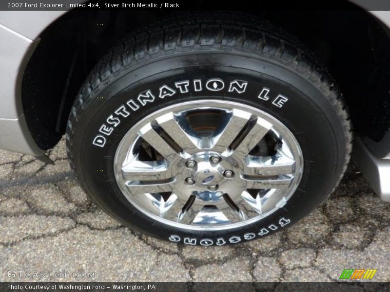 Silver Birch Metallic / Black 2007 Ford Explorer Limited 4x4