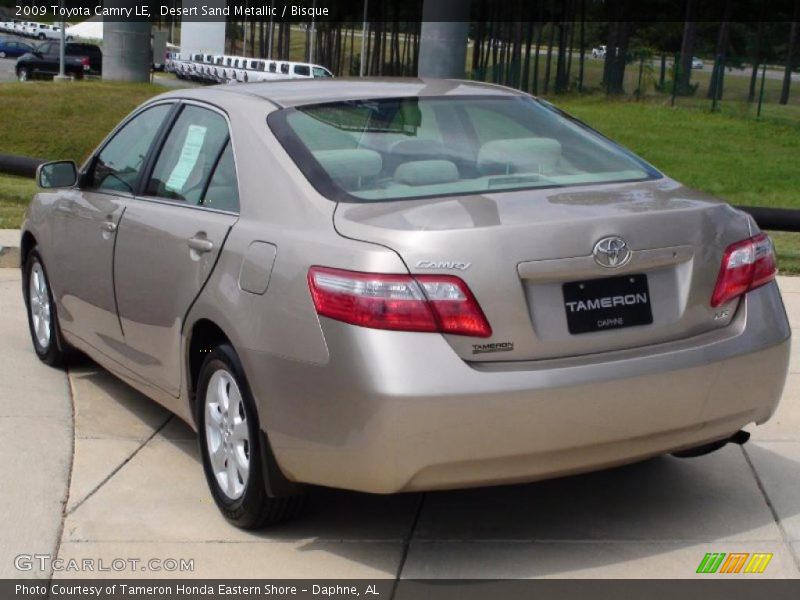 Desert Sand Metallic / Bisque 2009 Toyota Camry LE