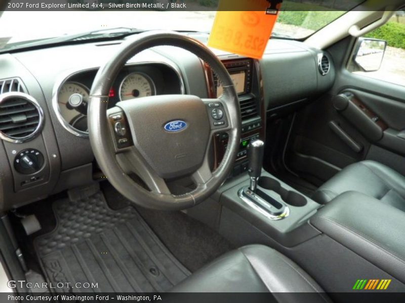 Silver Birch Metallic / Black 2007 Ford Explorer Limited 4x4