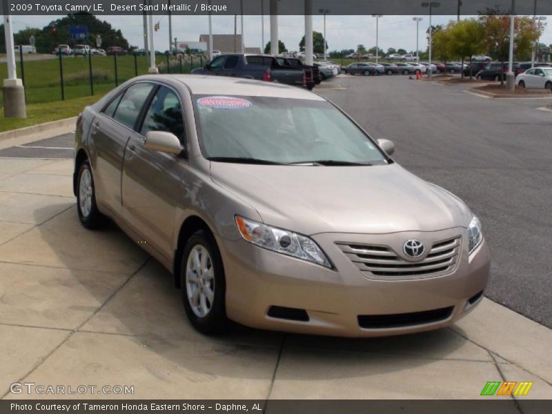 Desert Sand Metallic / Bisque 2009 Toyota Camry LE