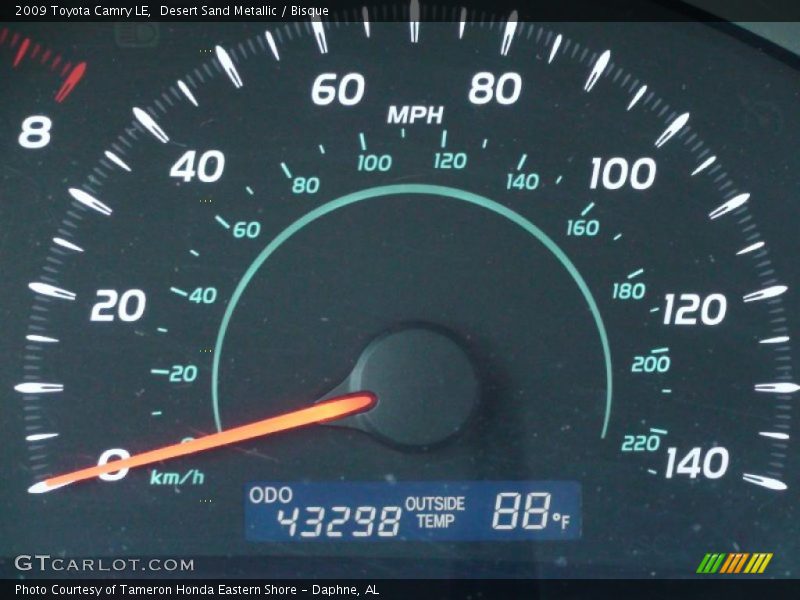 Desert Sand Metallic / Bisque 2009 Toyota Camry LE