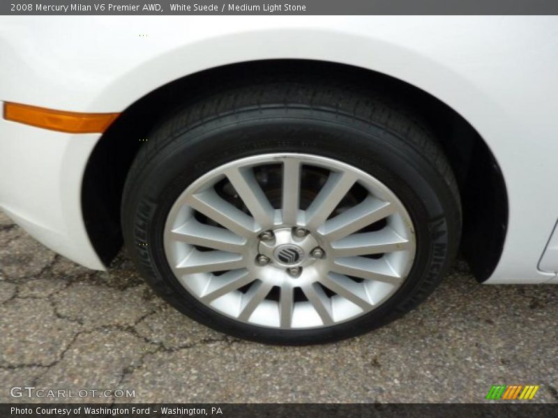 White Suede / Medium Light Stone 2008 Mercury Milan V6 Premier AWD