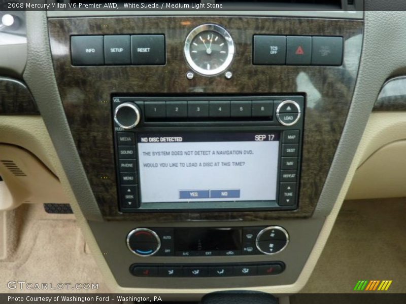 White Suede / Medium Light Stone 2008 Mercury Milan V6 Premier AWD