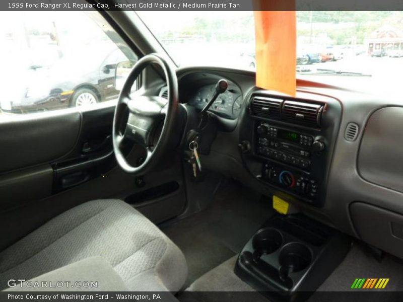 Harvest Gold Metallic / Medium Prairie Tan 1999 Ford Ranger XL Regular Cab