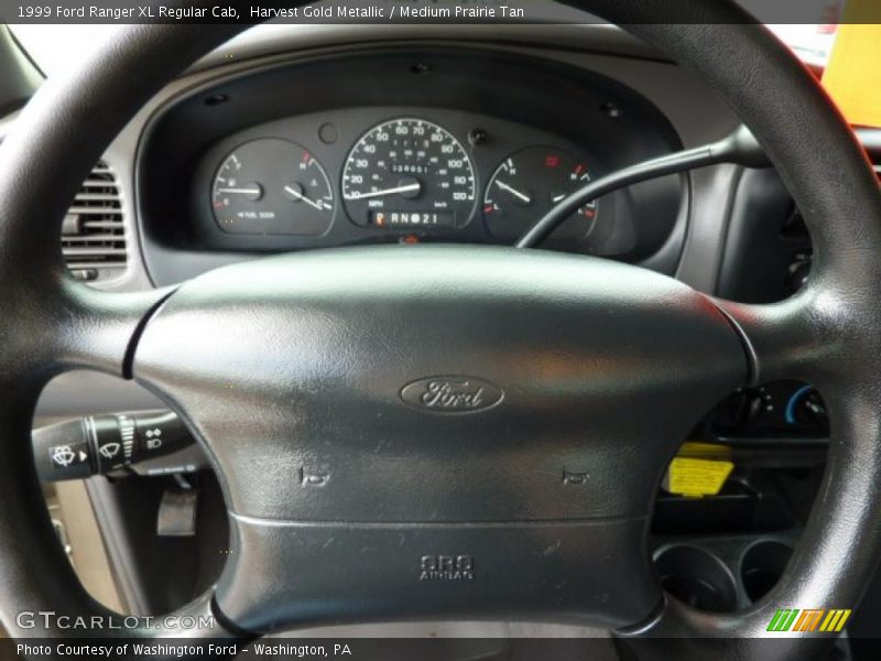 Harvest Gold Metallic / Medium Prairie Tan 1999 Ford Ranger XL Regular Cab