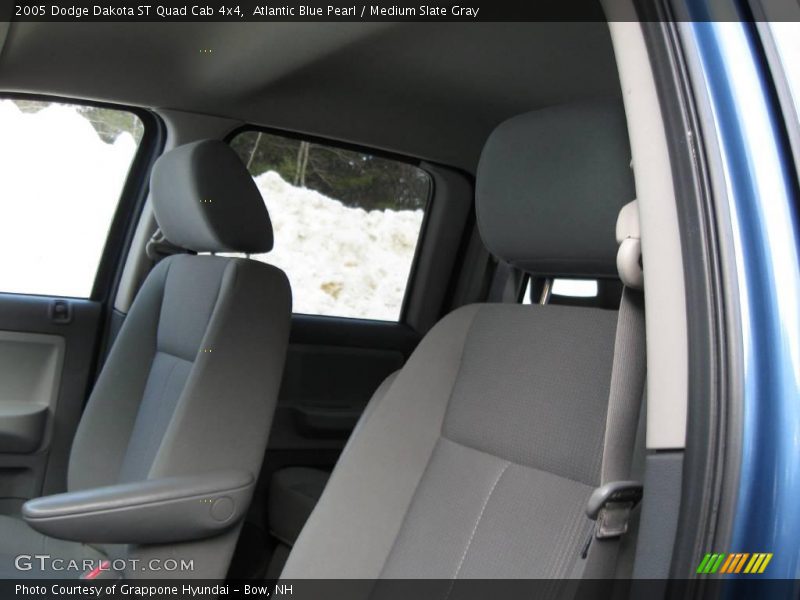 Atlantic Blue Pearl / Medium Slate Gray 2005 Dodge Dakota ST Quad Cab 4x4