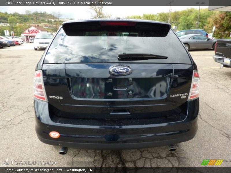 Dark Ink Blue Metallic / Charcoal 2008 Ford Edge Limited AWD