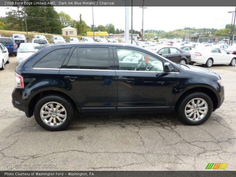 Dark Ink Blue Metallic / Charcoal 2008 Ford Edge Limited AWD