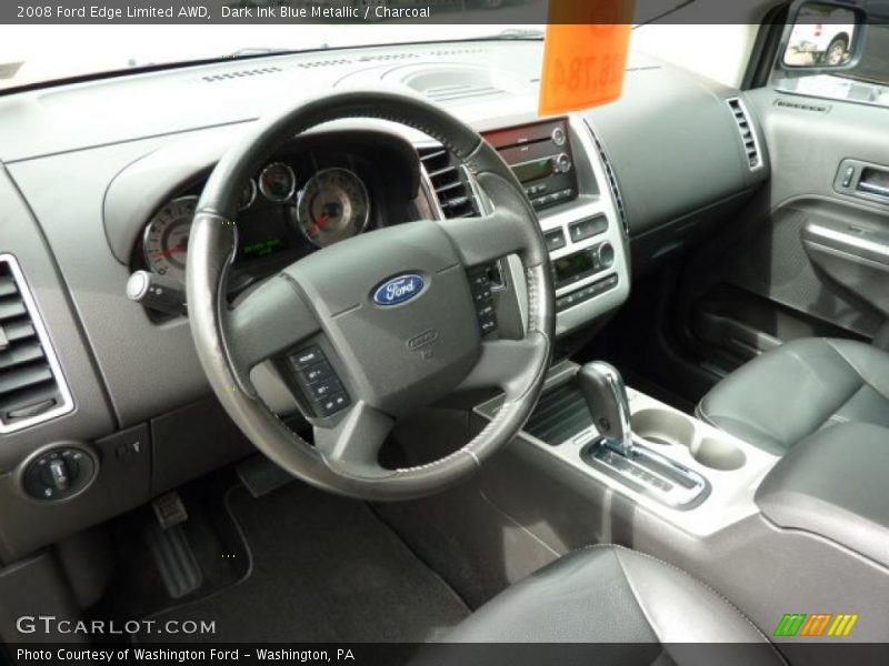 Dark Ink Blue Metallic / Charcoal 2008 Ford Edge Limited AWD