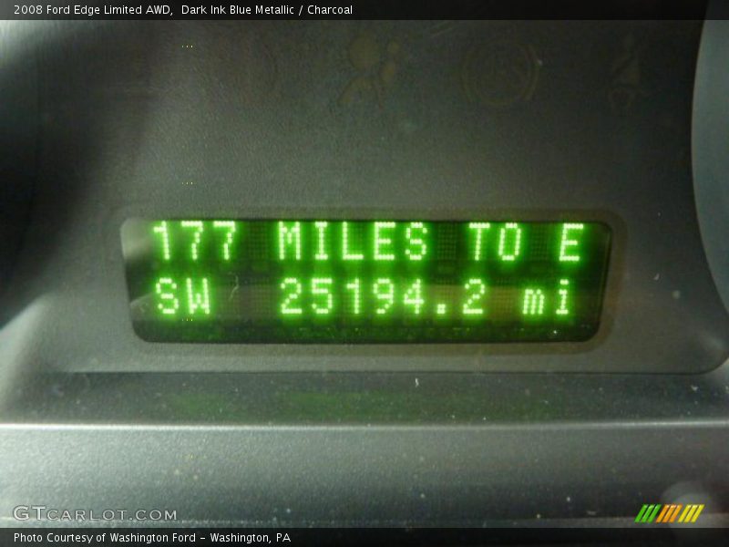Dark Ink Blue Metallic / Charcoal 2008 Ford Edge Limited AWD