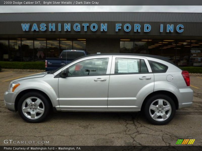 Bright Silver Metallic / Dark Slate Gray 2009 Dodge Caliber SXT