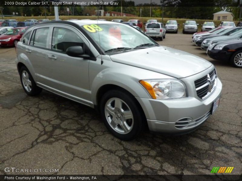 Bright Silver Metallic / Dark Slate Gray 2009 Dodge Caliber SXT
