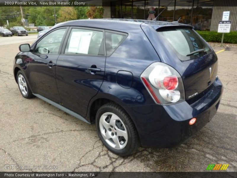 Navy Blue Metallic / Ebony 2009 Pontiac Vibe