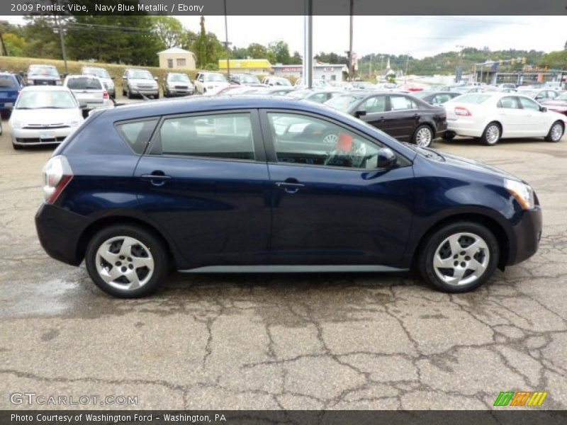 Navy Blue Metallic / Ebony 2009 Pontiac Vibe