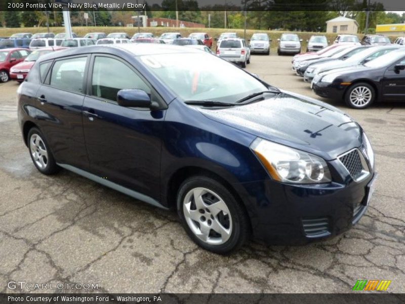 Navy Blue Metallic / Ebony 2009 Pontiac Vibe