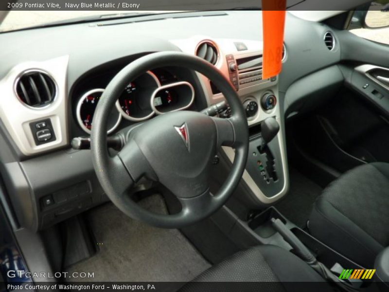 Navy Blue Metallic / Ebony 2009 Pontiac Vibe