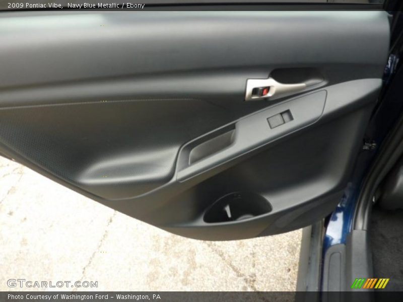 Navy Blue Metallic / Ebony 2009 Pontiac Vibe