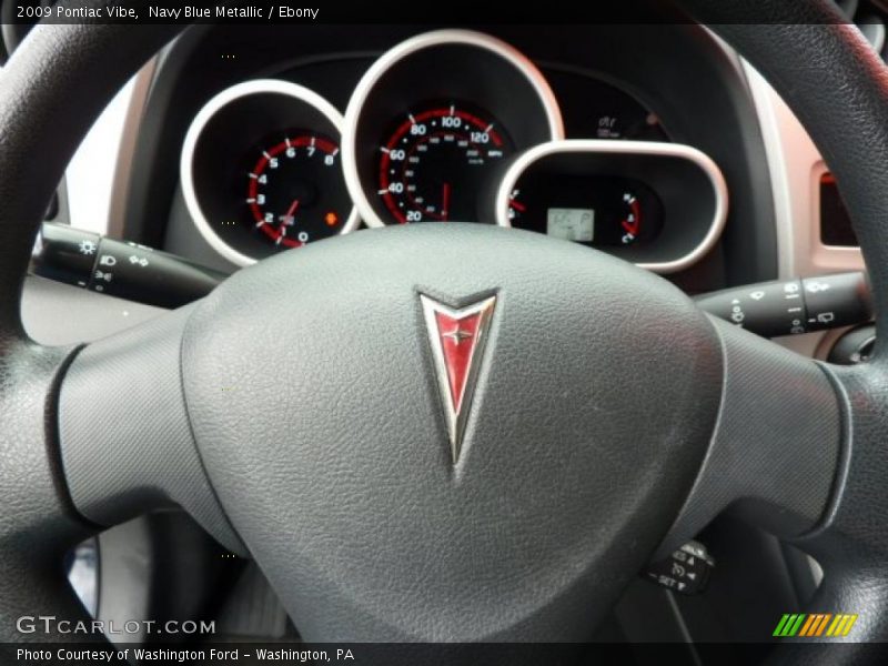 Navy Blue Metallic / Ebony 2009 Pontiac Vibe