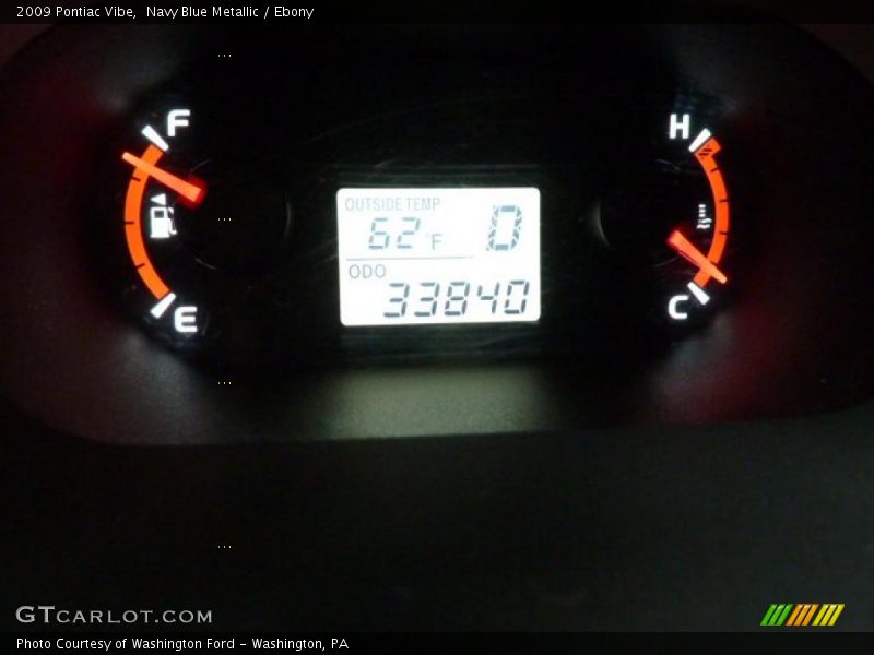 Navy Blue Metallic / Ebony 2009 Pontiac Vibe