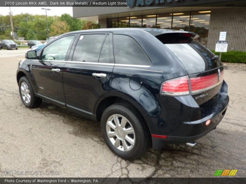 Dark Ink Blue Metallic / Medium Light Stone 2008 Lincoln MKX AWD