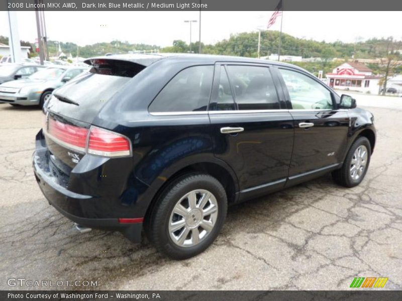 Dark Ink Blue Metallic / Medium Light Stone 2008 Lincoln MKX AWD