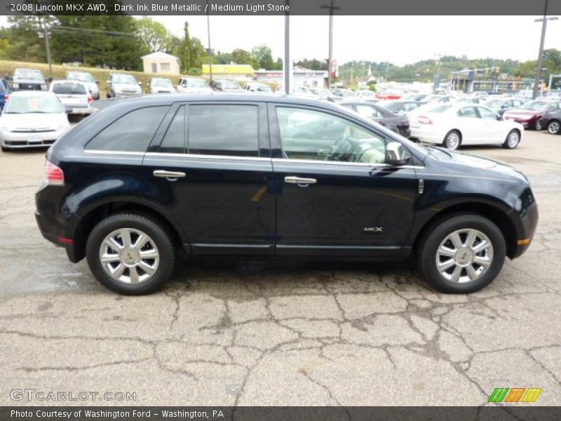 Dark Ink Blue Metallic / Medium Light Stone 2008 Lincoln MKX AWD