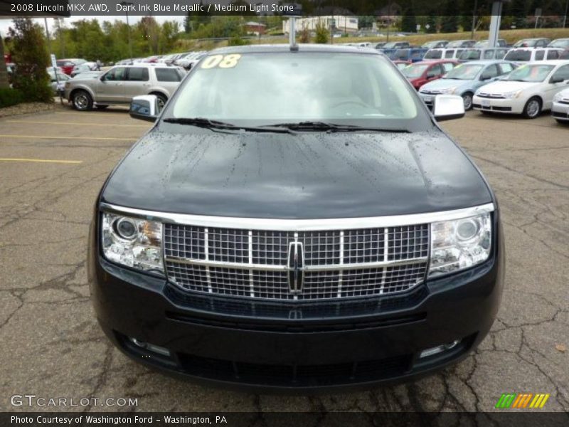 Dark Ink Blue Metallic / Medium Light Stone 2008 Lincoln MKX AWD