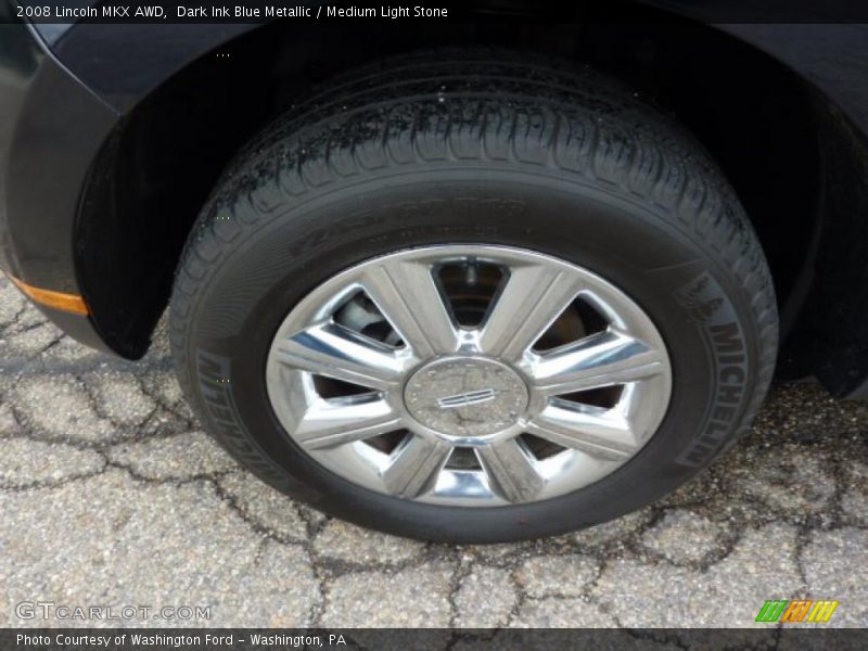 Dark Ink Blue Metallic / Medium Light Stone 2008 Lincoln MKX AWD