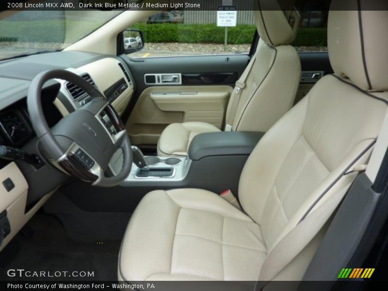 Dark Ink Blue Metallic / Medium Light Stone 2008 Lincoln MKX AWD
