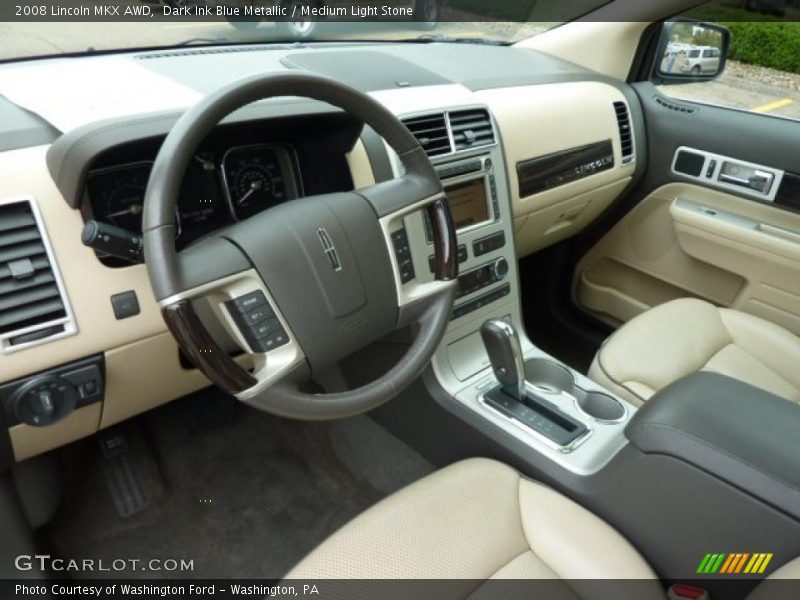 Dark Ink Blue Metallic / Medium Light Stone 2008 Lincoln MKX AWD