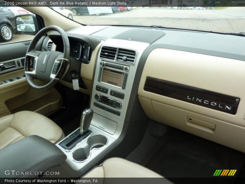 Dark Ink Blue Metallic / Medium Light Stone 2008 Lincoln MKX AWD