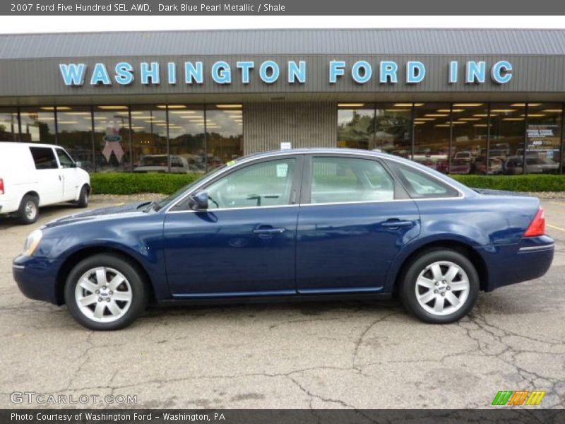 Dark Blue Pearl Metallic / Shale 2007 Ford Five Hundred SEL AWD