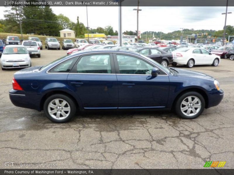 Dark Blue Pearl Metallic / Shale 2007 Ford Five Hundred SEL AWD
