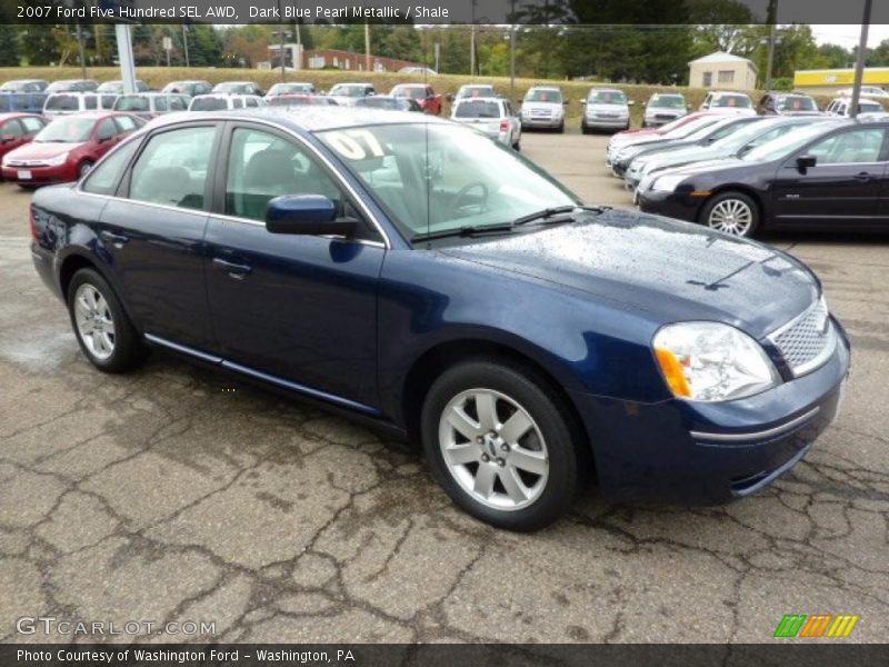 Dark Blue Pearl Metallic / Shale 2007 Ford Five Hundred SEL AWD