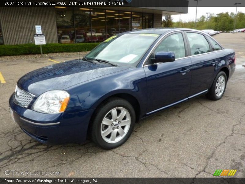Dark Blue Pearl Metallic / Shale 2007 Ford Five Hundred SEL AWD