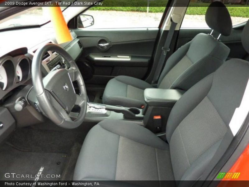 Tor Red / Dark Slate Gray 2009 Dodge Avenger SXT