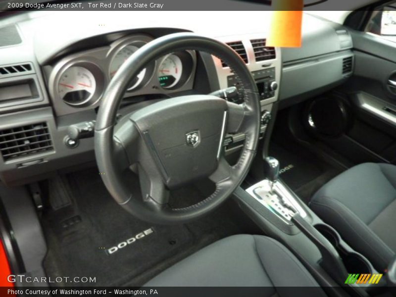 Tor Red / Dark Slate Gray 2009 Dodge Avenger SXT