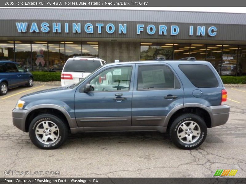 Norsea Blue Metallic / Medium/Dark Flint Grey 2005 Ford Escape XLT V6 4WD